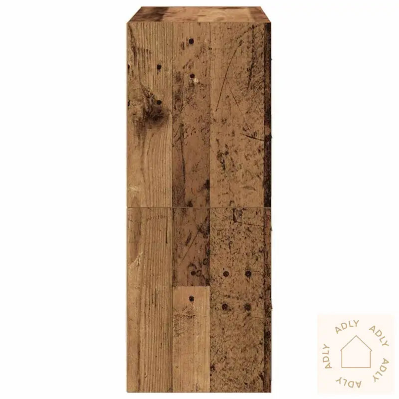 Skap Med 2 Skuffer 2 Stk Gammelt Tre 60X31X40 Cm Konstruert Tre