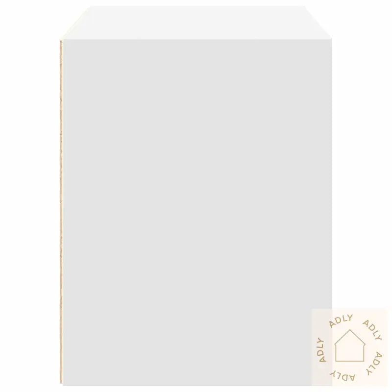 Skap Med 2 Skuffer Hvit 60X31X40 Cm Konstruert Tre