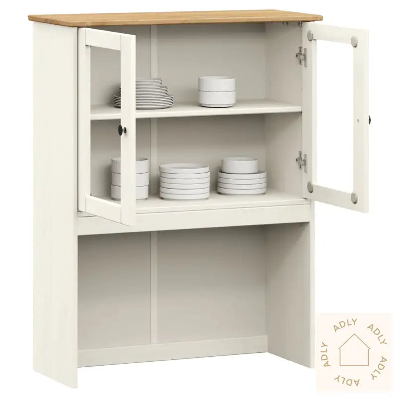 Topp Til Kommode Vigo Hvit 78X30X100 Cm Heltre Furu