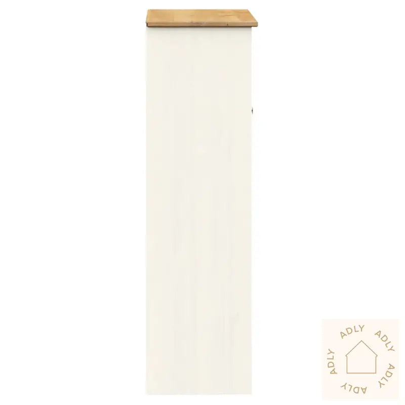 Topp Til Kommode Vigo Hvit 78X30X100 Cm Heltre Furu