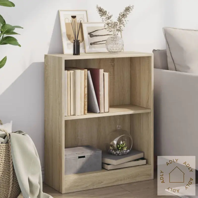 Bokhylle Sonoma Eik 60X24X76 Cm Konstruert Tre