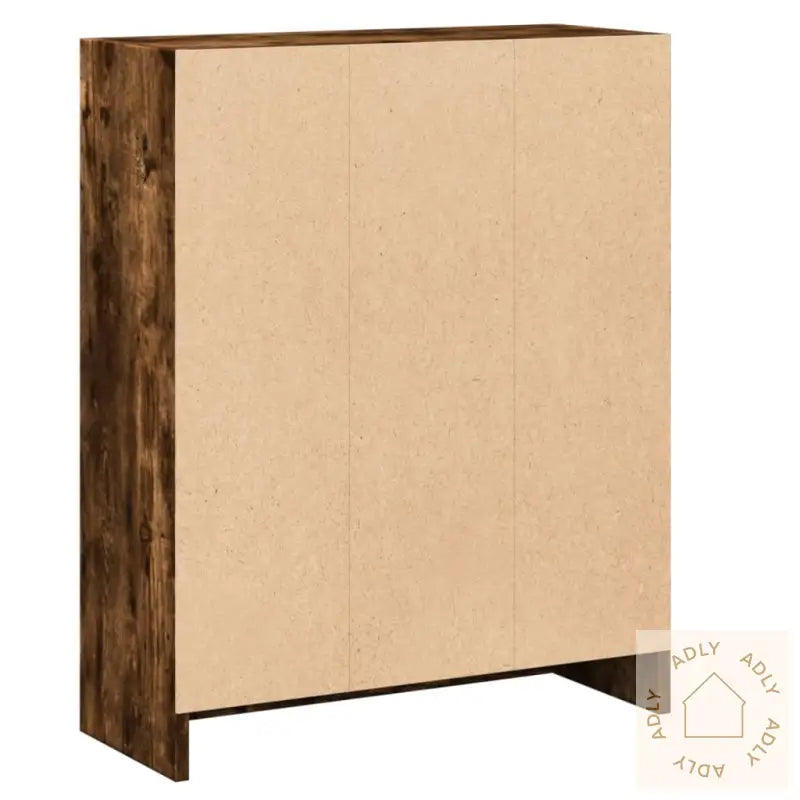 Bokhylle Røkt Eik 60X24X76 Cm Konstruert Tre