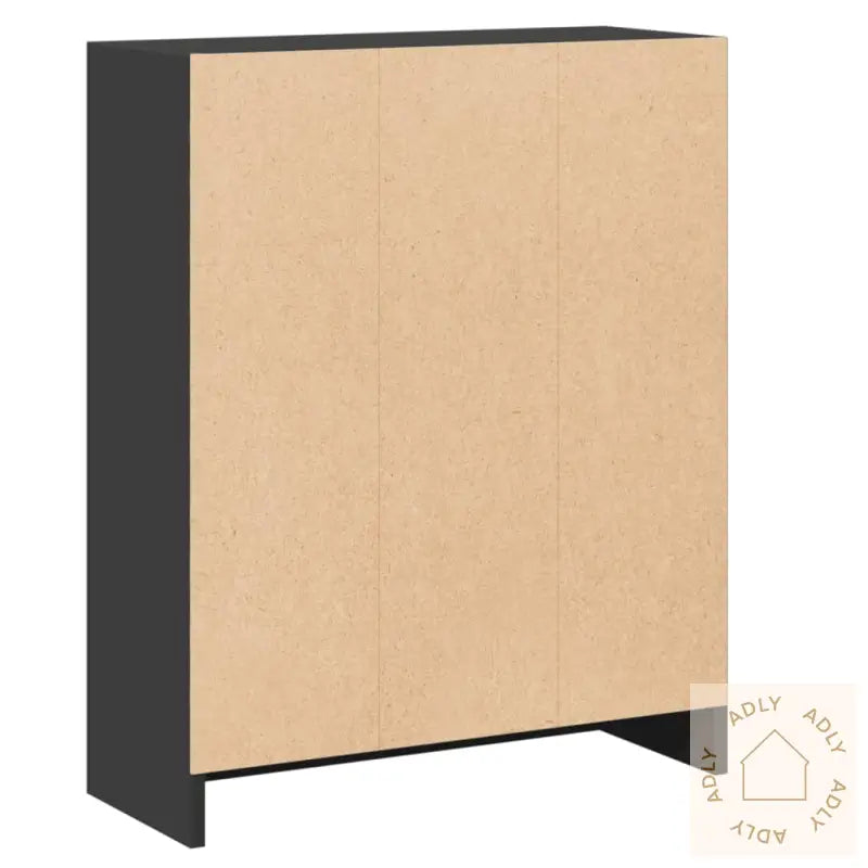 Bokhylle Svart 60X24X76 Cm Konstruert Tre