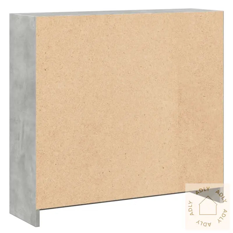 Bokhylle Betonggrå 80X24X75 Cm Konstruert Tre
