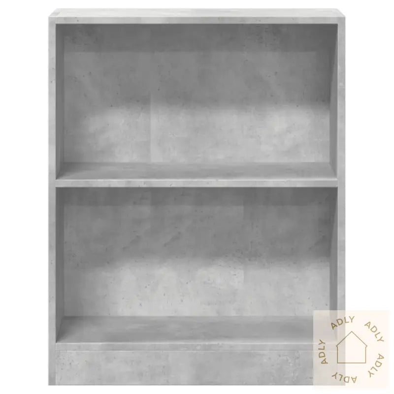 Bokhylle Betonggrå 60X24X76 Cm Konstruert Tre