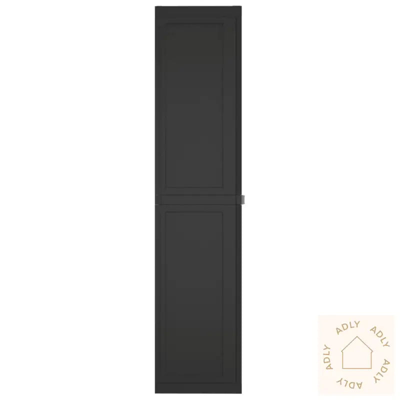 Oppbevaringsskap For Hage Svart 65X37X165 Cm Pp