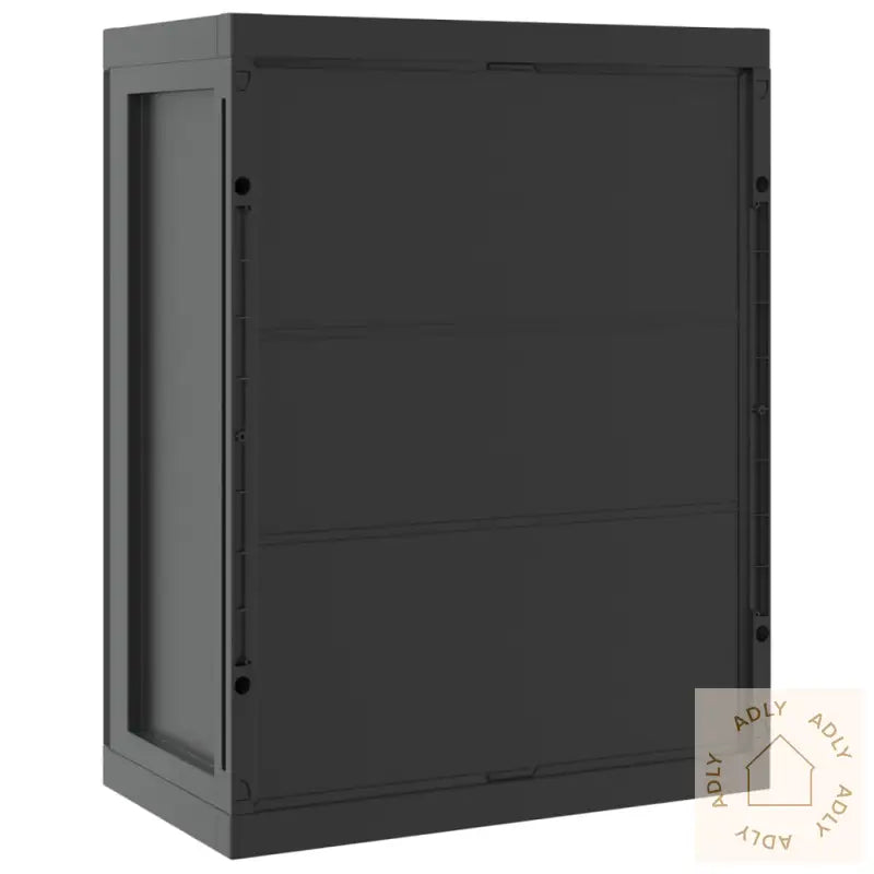 Oppbevaringsskap For Hage Svart 65X37X85 Cm Pp