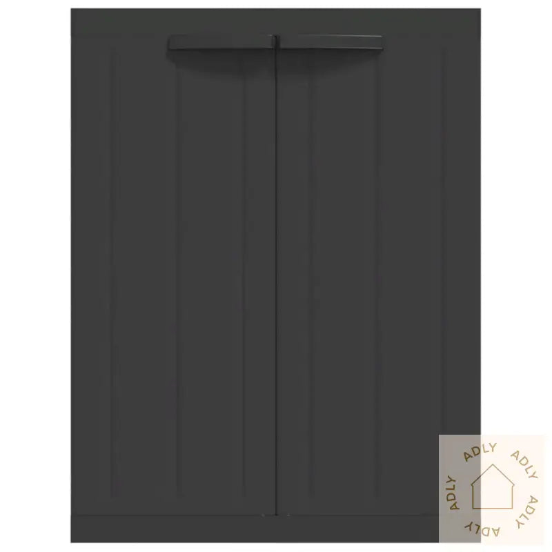 Oppbevaringsskap For Hage Svart 65X37X85 Cm Pp