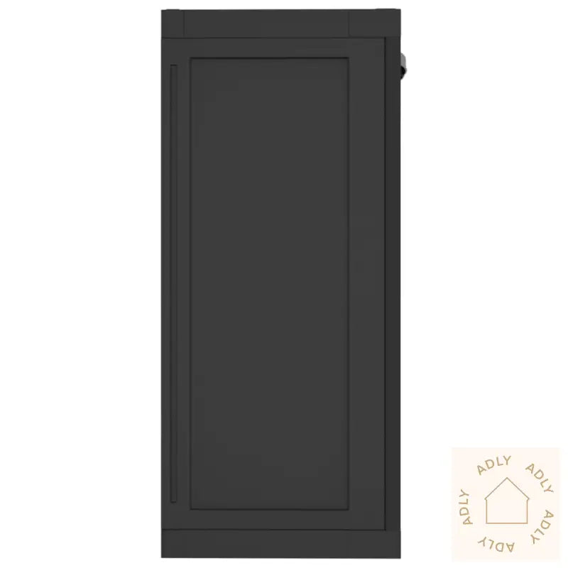 Oppbevaringsskap For Hage Svart 65X37X85 Cm Pp