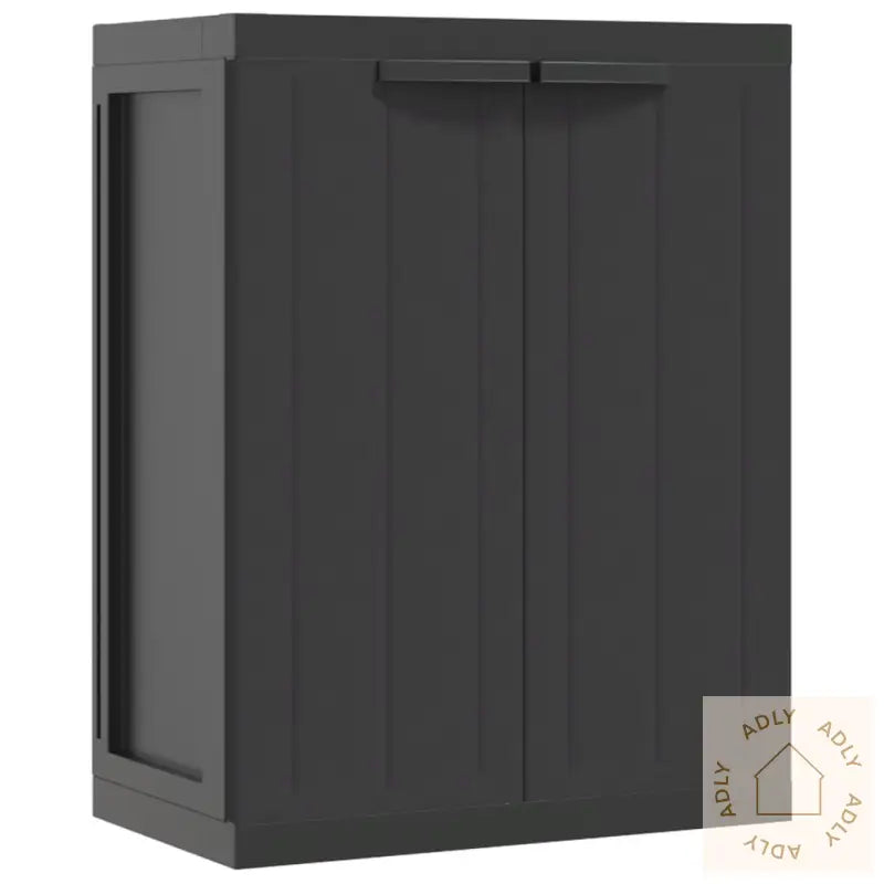 Oppbevaringsskap For Hage Svart 65X37X85 Cm Pp