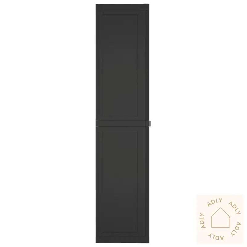 Oppbevaringsskap For Hage Svart 65X37X165 Cm Pp