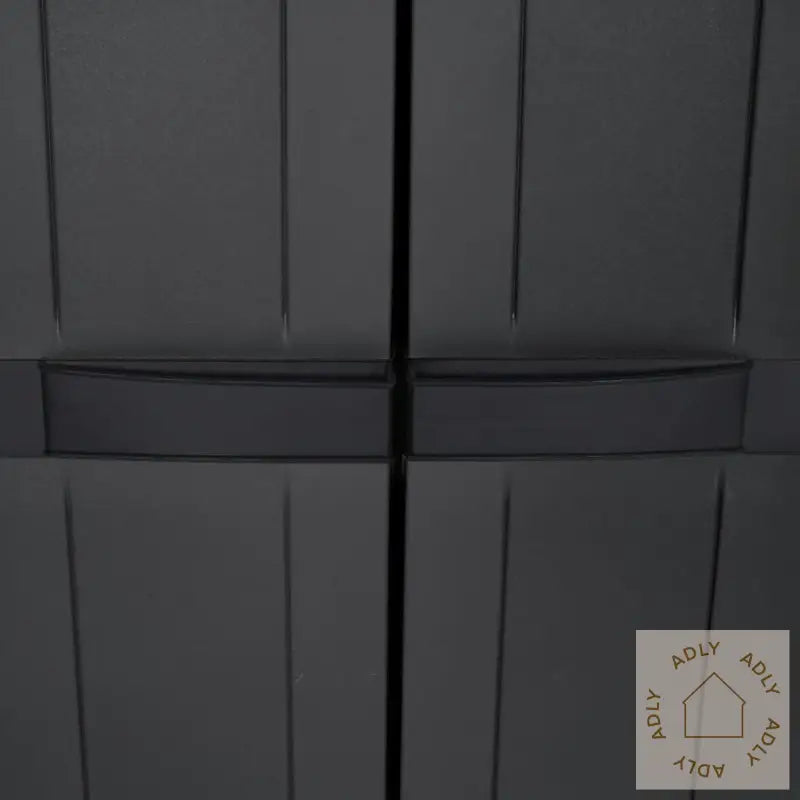 Oppbevaringsskap For Hage Svart 65X37X165 Cm Pp