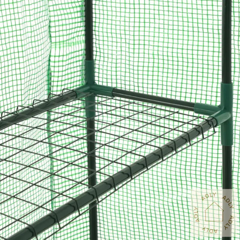 Drivhus Gå-Inn Med 12 Hyller Stål 143X214X196 Cm