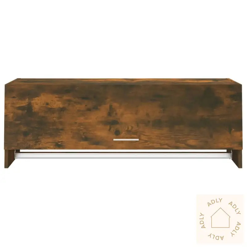 Garderobe Røkt Eik 100X32,5X35 Cm Konstruert Tre