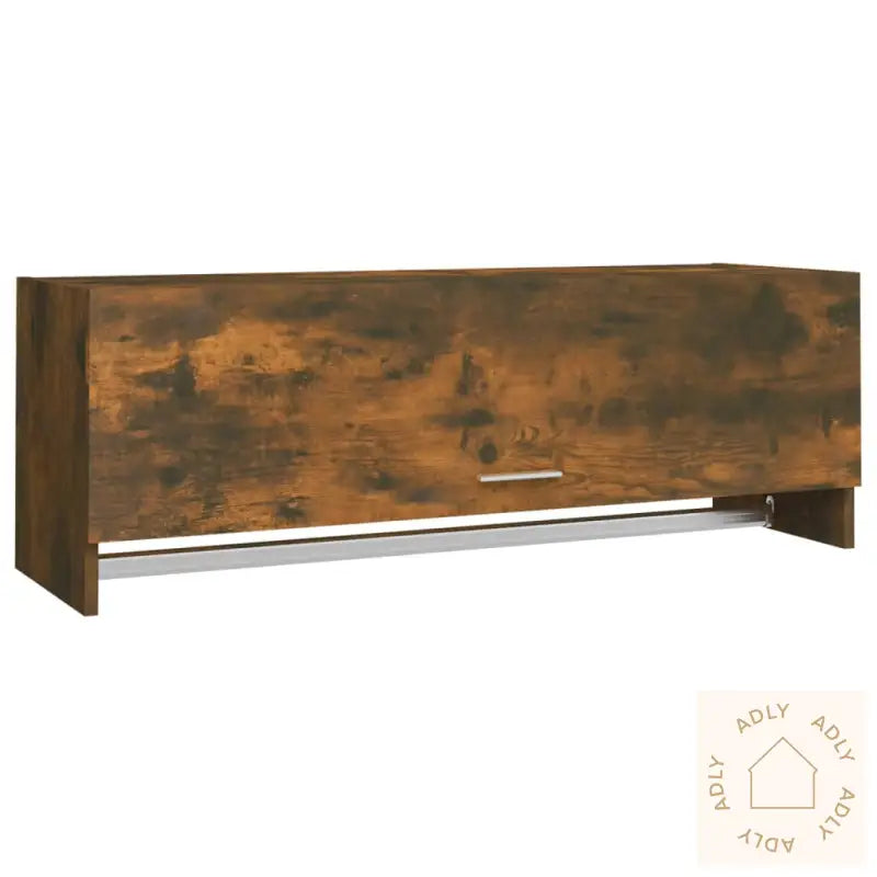 Garderobe Røkt Eik 100X32,5X35 Cm Konstruert Tre