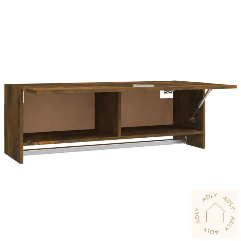Garderobe Røkt Eik 100X32,5X35 Cm Konstruert Tre