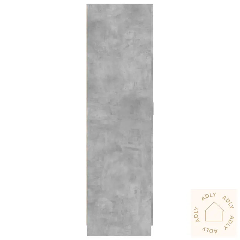 Garderobe Betonggrå 80X52X180 Cm Konstruert Tre