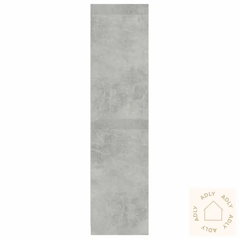 Garderobeskap Betonggrå 100X50X200 Cm Sponplate