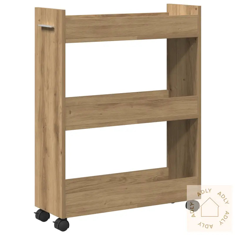 Rulleskap Artisan Eik 60X22X79 Cm Konstruert Tre