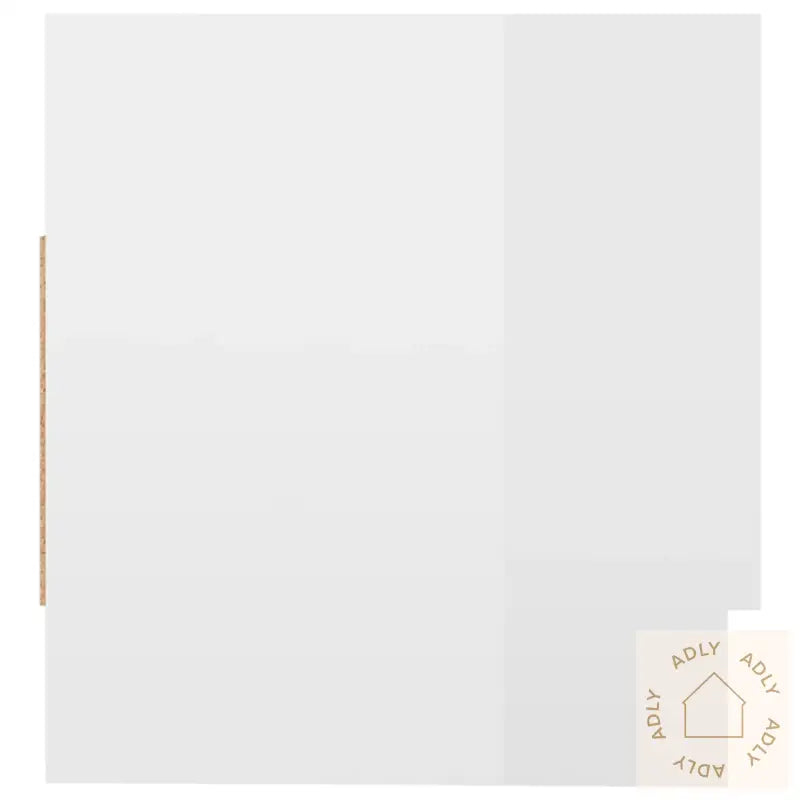 Garderobe Høyglans Hvit 70X32,5X35 Cm Konstruert Tre