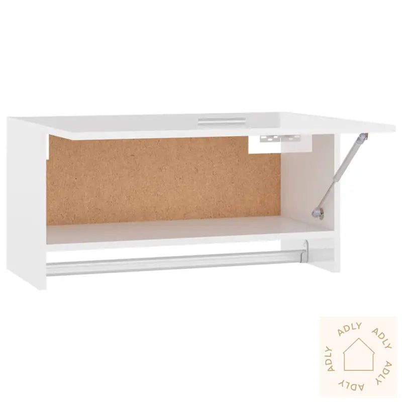 Garderobe Høyglans Hvit 70X32,5X35 Cm Konstruert Tre