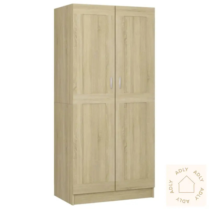 Garderobe Sonoma Eik 82,5X51,5X180 Cm Konstruert Tre