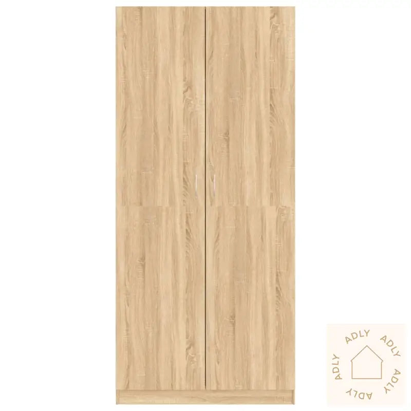 Garderobe Sonoma Eik 90X52X200 Cm Konstruert Tre