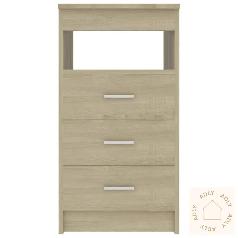 Kommode Sonoma Eik 40X50X76 Cm Konstruert Tre