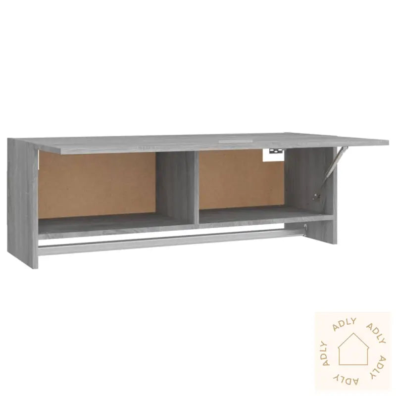 Garderobe Grå Sonoma 100X32,5X35 Cm Konstruert Tre