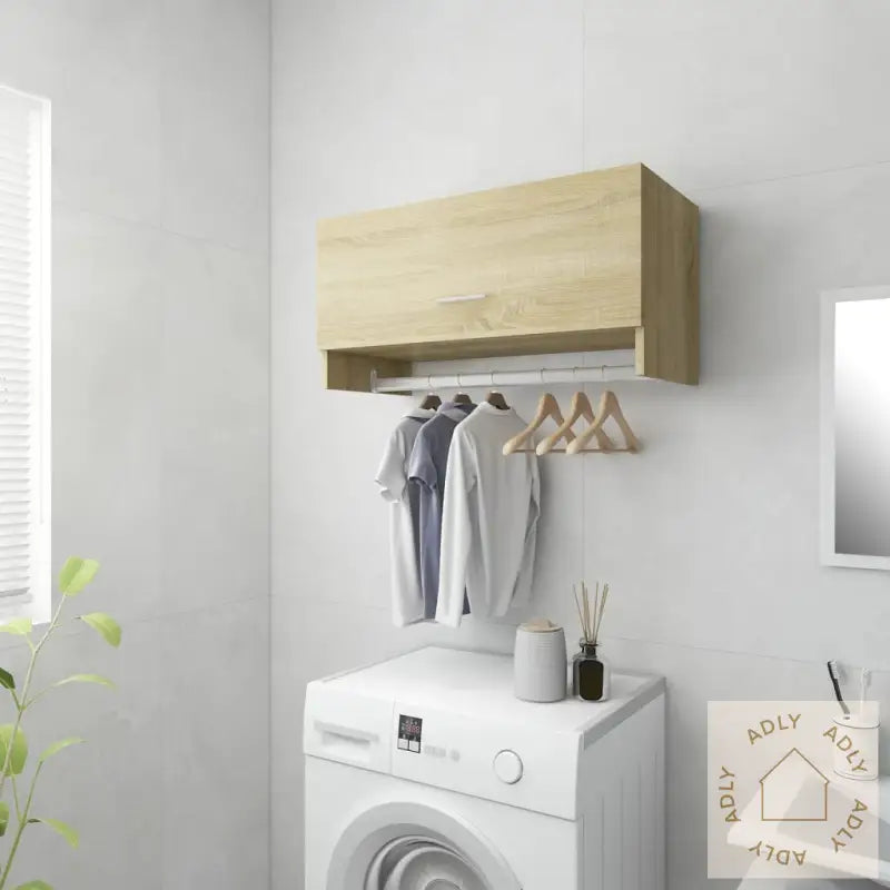 Garderobe Sonoma Eik 70X32,5X35 Cm Konstruert Tre