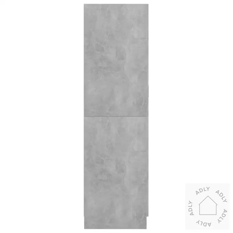 Garderobe Betonggrå 82,5X51,5X180 Cm Konstruert Tre