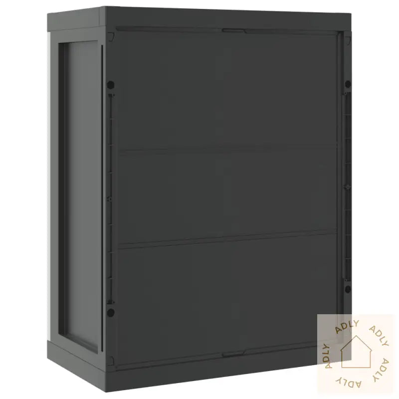 Oppbevaringsskap For Hage Grå Og Svart 65X37X85 Cm Pp