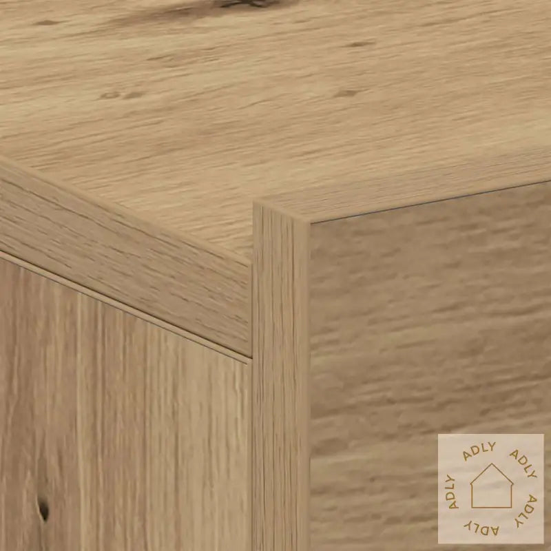 Flytende Nattbord Artisan Eik 40X32X15 Cm Konstruert Tre