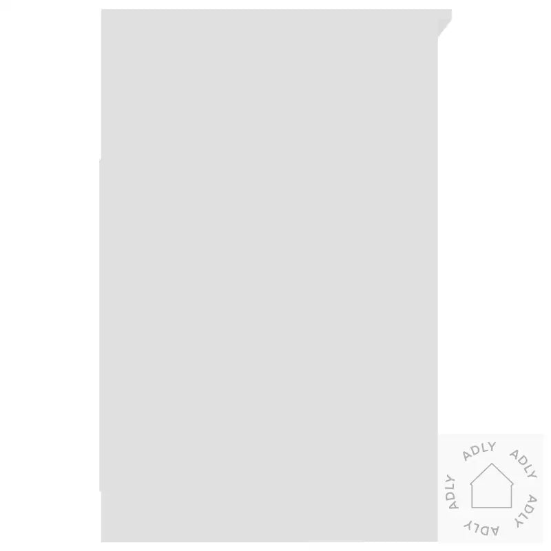 Kommode Hvit 40X50X76 Cm Konstruert Tre