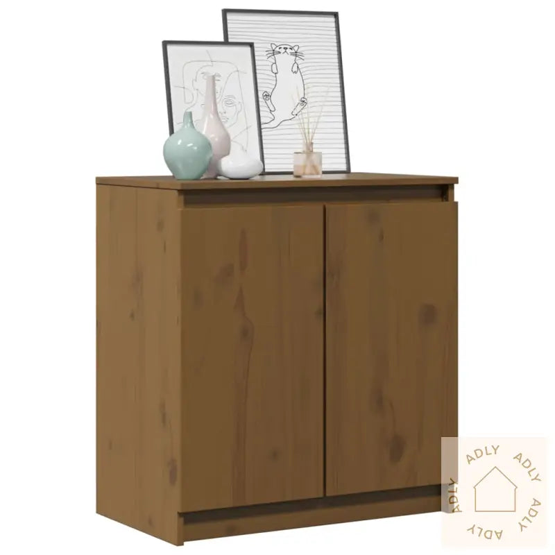 Sideskap Honningbrun 60X36X65 Cm Heltre Furu