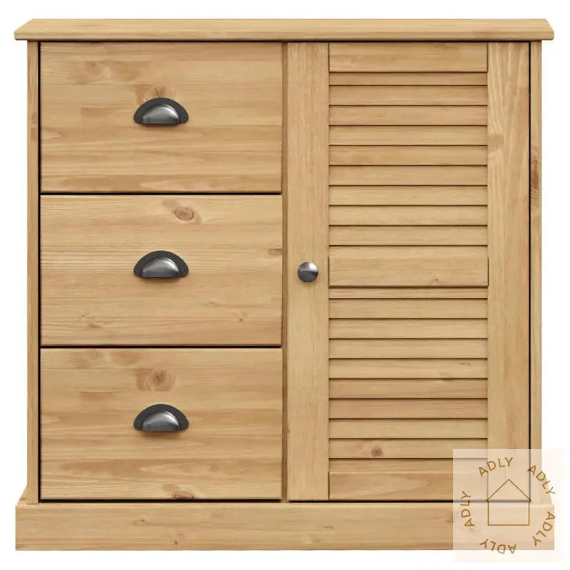 Skjenk Med Skuffer Vigo 78X40X75 Cm Heltre Furu