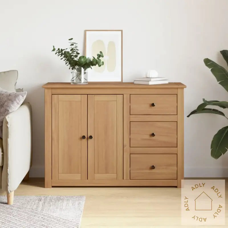 Skjenk Med Skuffer Panama 112X40X80 Cm Heltre Furu