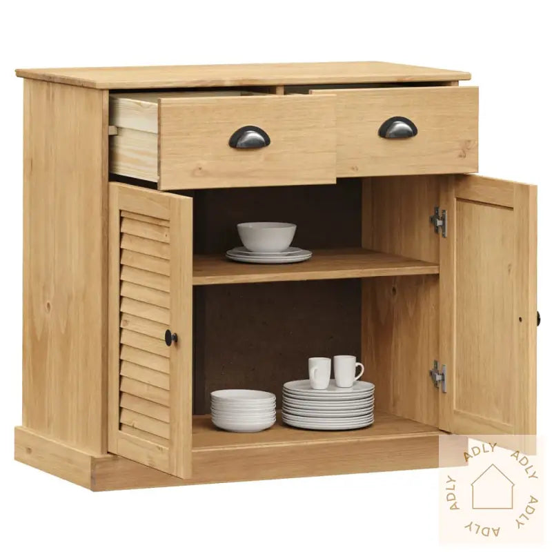 Skjenk Med Skuffer Vigo 78X40X75 Cm Heltre Furu
