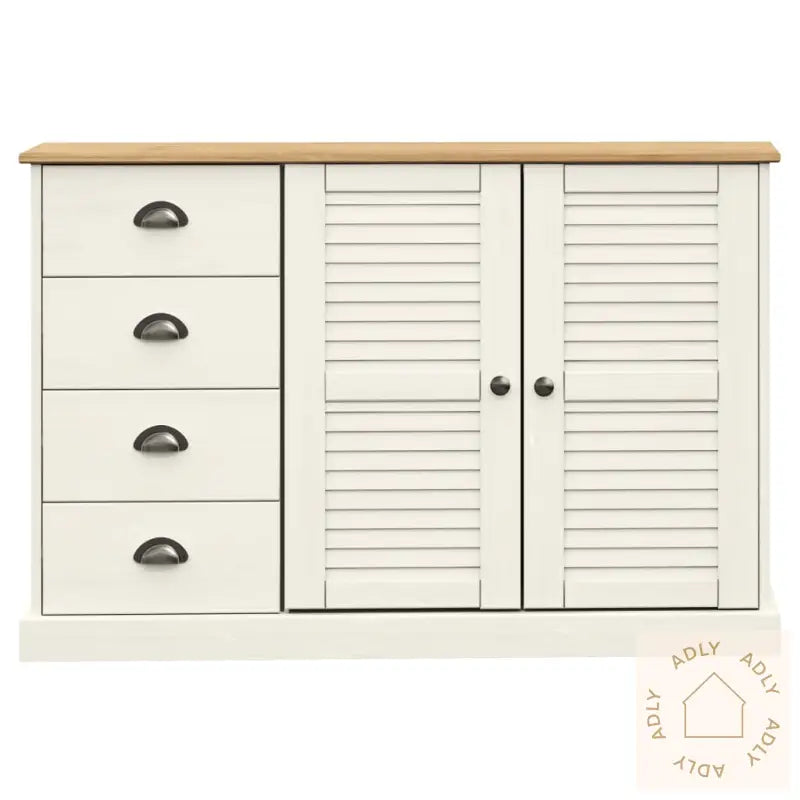 Skjenk Med Skuffer Vigo 113X40X75 Cm Heltre Furu