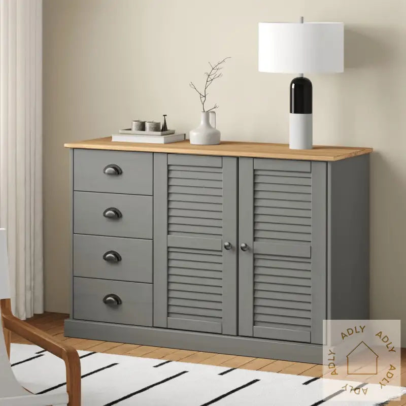 Skjenk Med Skuffer Vigo 113X40X75 Cm Heltre Furu