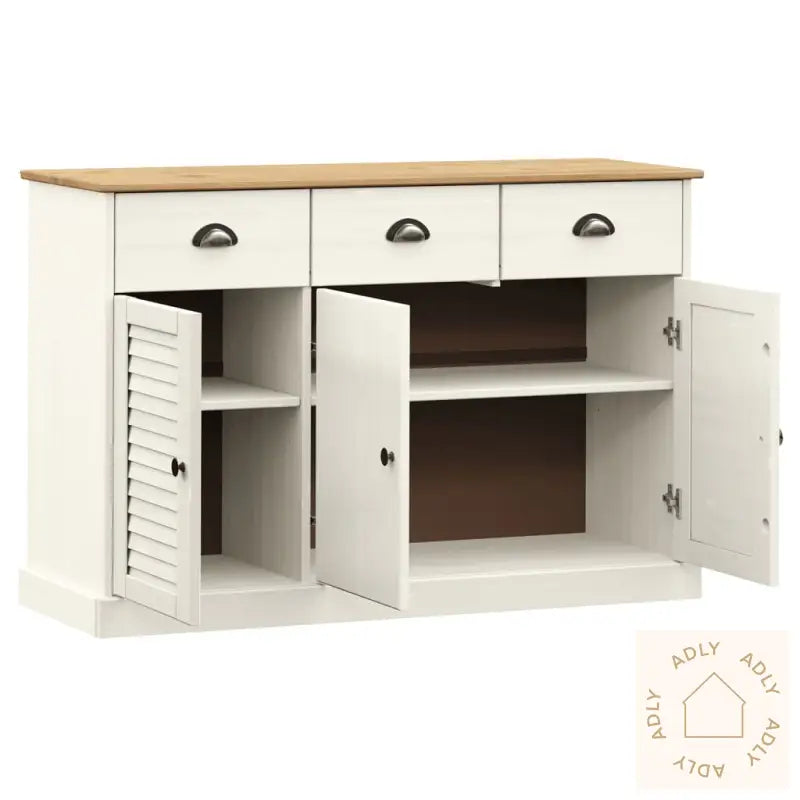Skjenk Med Skuffer Vigo 113X40X75 Cm Heltre Furu