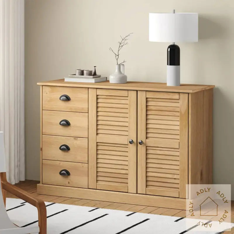 Skjenk Med Skuffer Vigo 113X40X75 Cm Heltre Furu