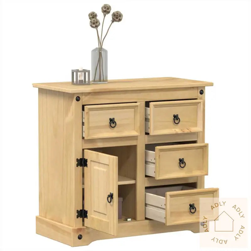 Skjenk Corona 87X40X76 Cm Heltre Furu