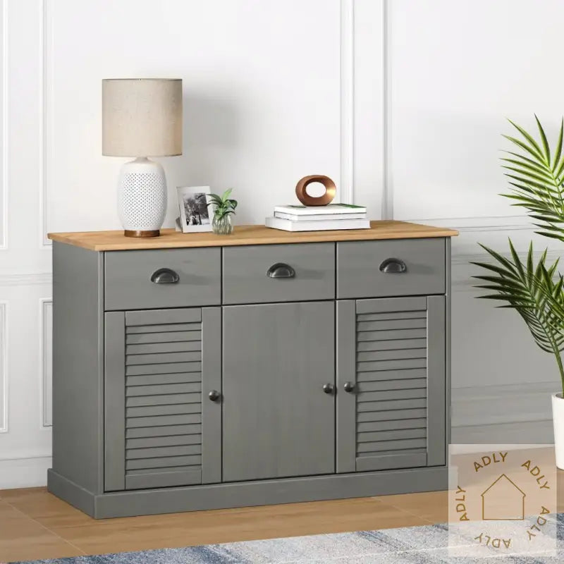 Skjenk Med Skuffer Vigo 113X40X75 Cm Heltre Furu