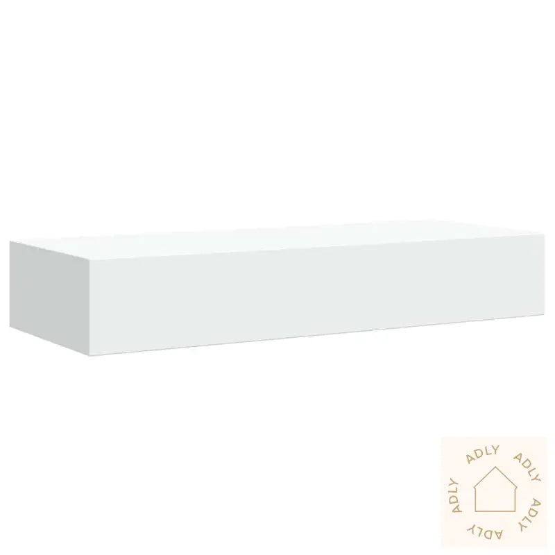 Veggmontert Skuffehylle Hvit 60X23,5X10 Cm Mdf