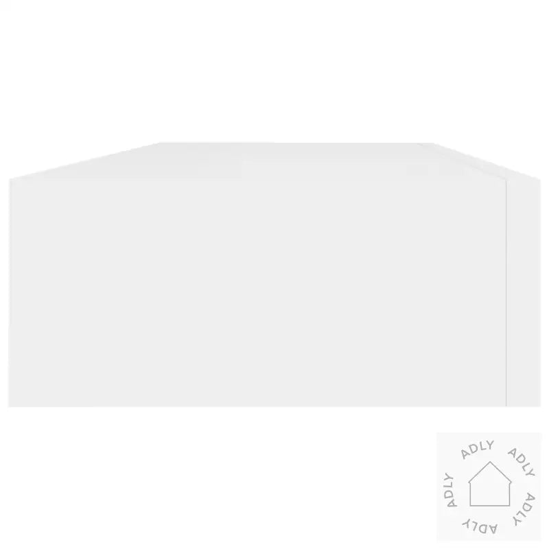 Veggmonterte Skuffehyller 2 Stk Hvit 60X23,5X10 Cm Mdf
