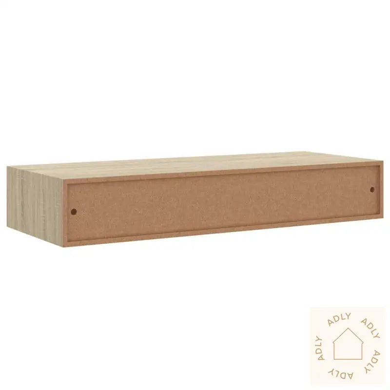 Veggmonterte Skuffehyller 2 Stk Grå 60X23,5X10 Cm Mdf