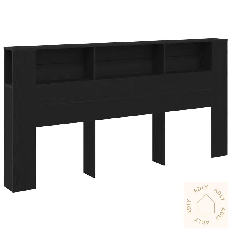 Hodegjerde Kabinett Svart Eik 200X18,5X104,5 Cm