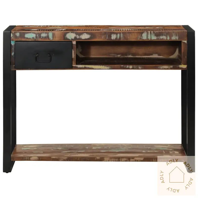 Konsollbord Flerfarget 100X35X75 Cm Gjenvunnet Heltre