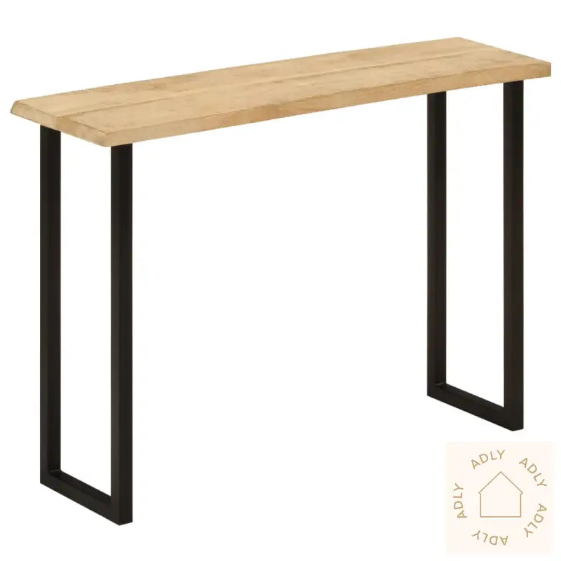 Konsollbord Med Naturlig Kant 105X33X76 Cm Heltre Akasie